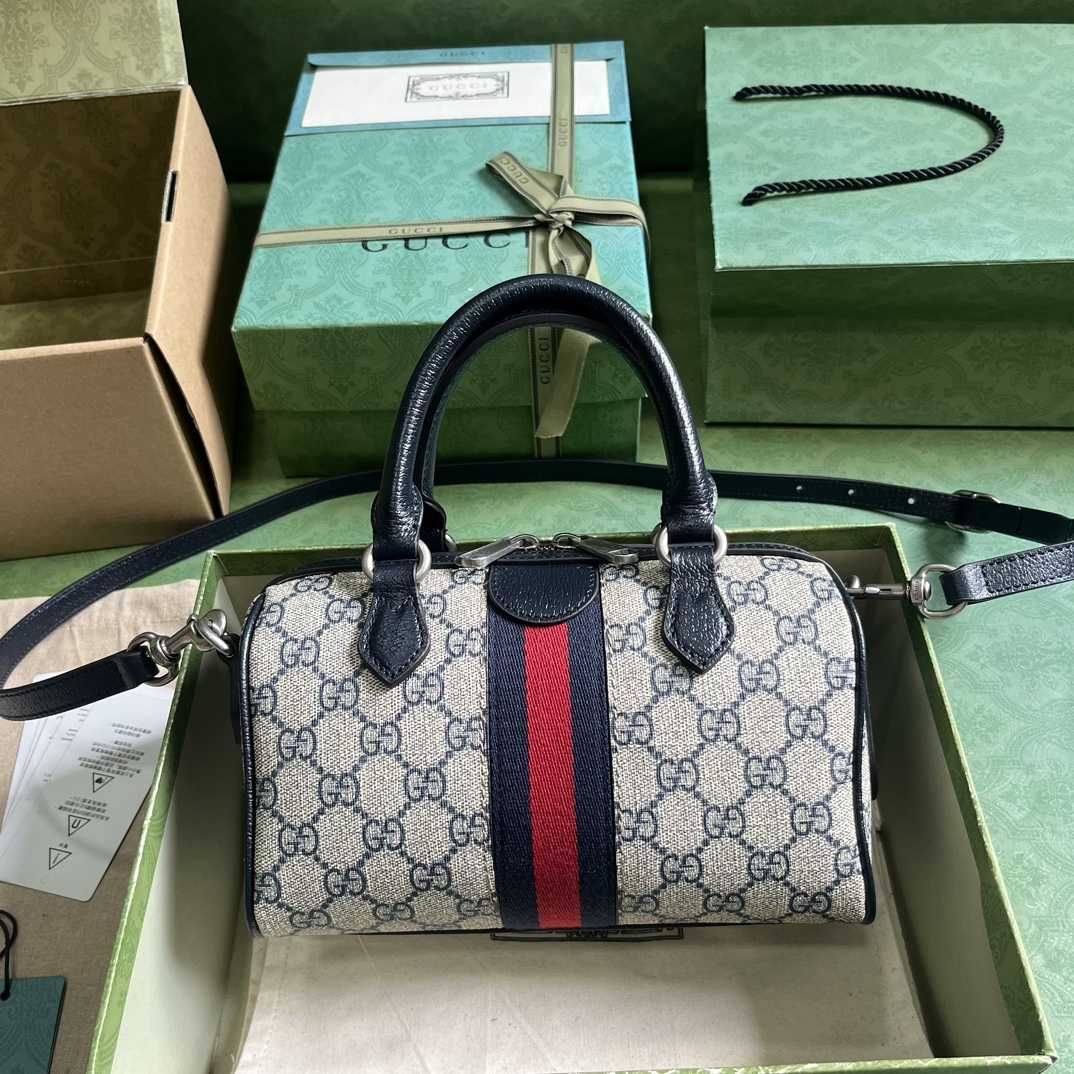 Gucci Ophidia GG Mini Top Handle Bag - FashionPlug