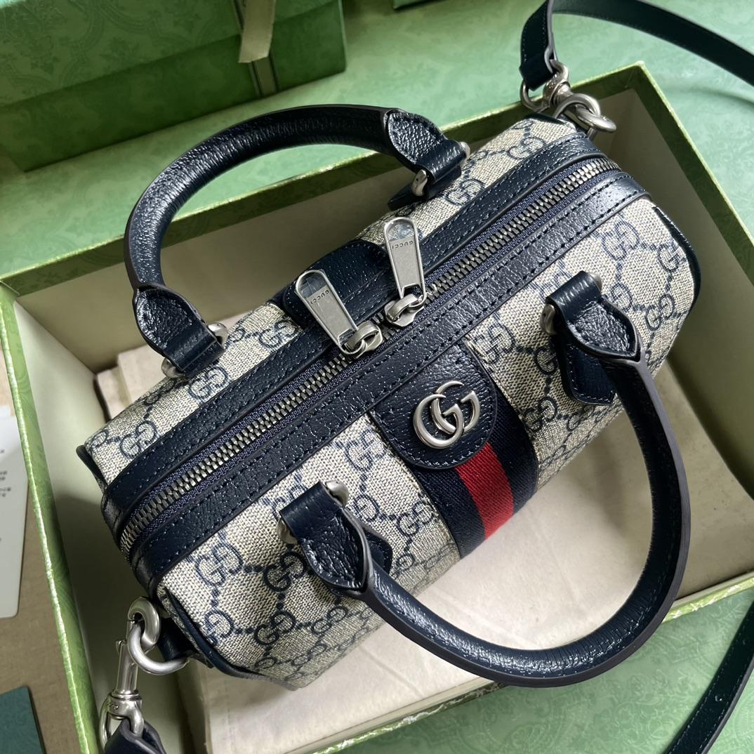Gucci Ophidia GG Mini Top Handle Bag - FashionPlug