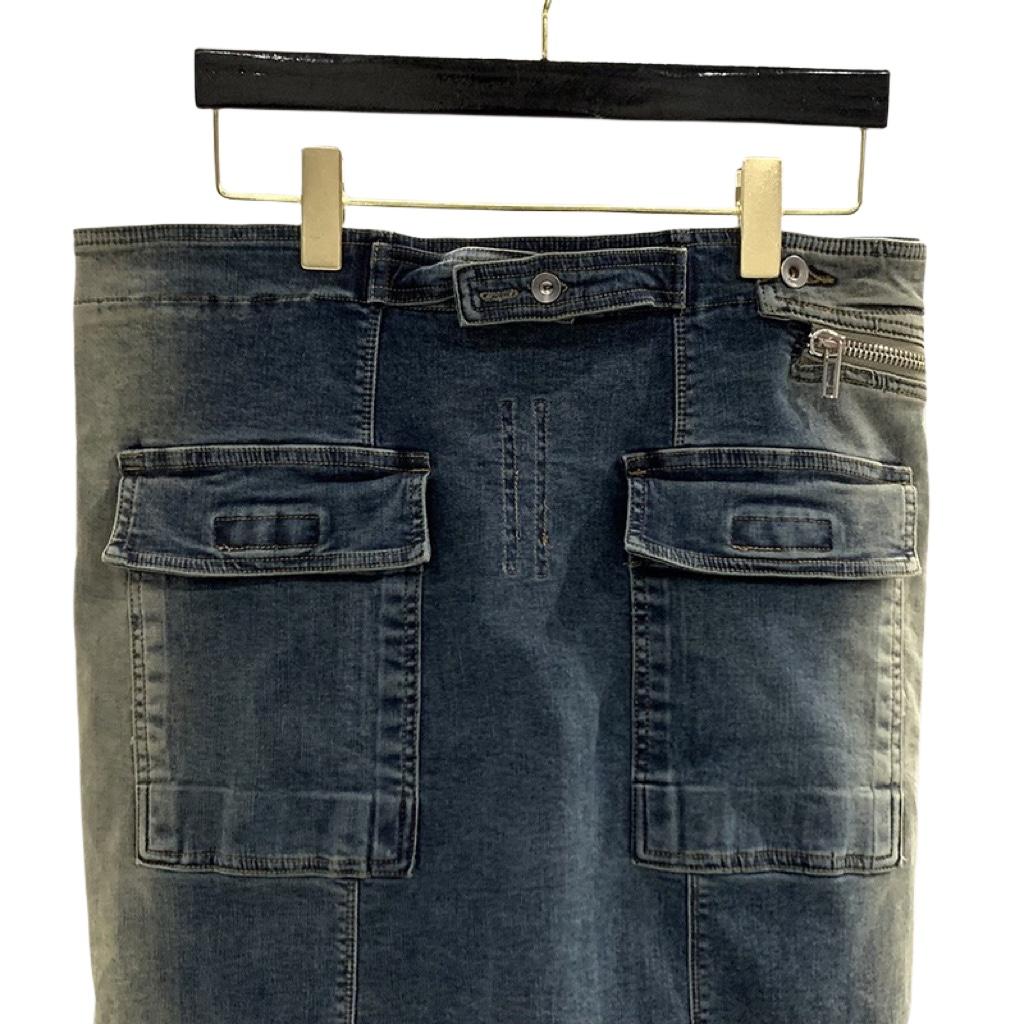 Rick Owens Drkshdw Aircut Washed Denim Shorts - FashionPlug