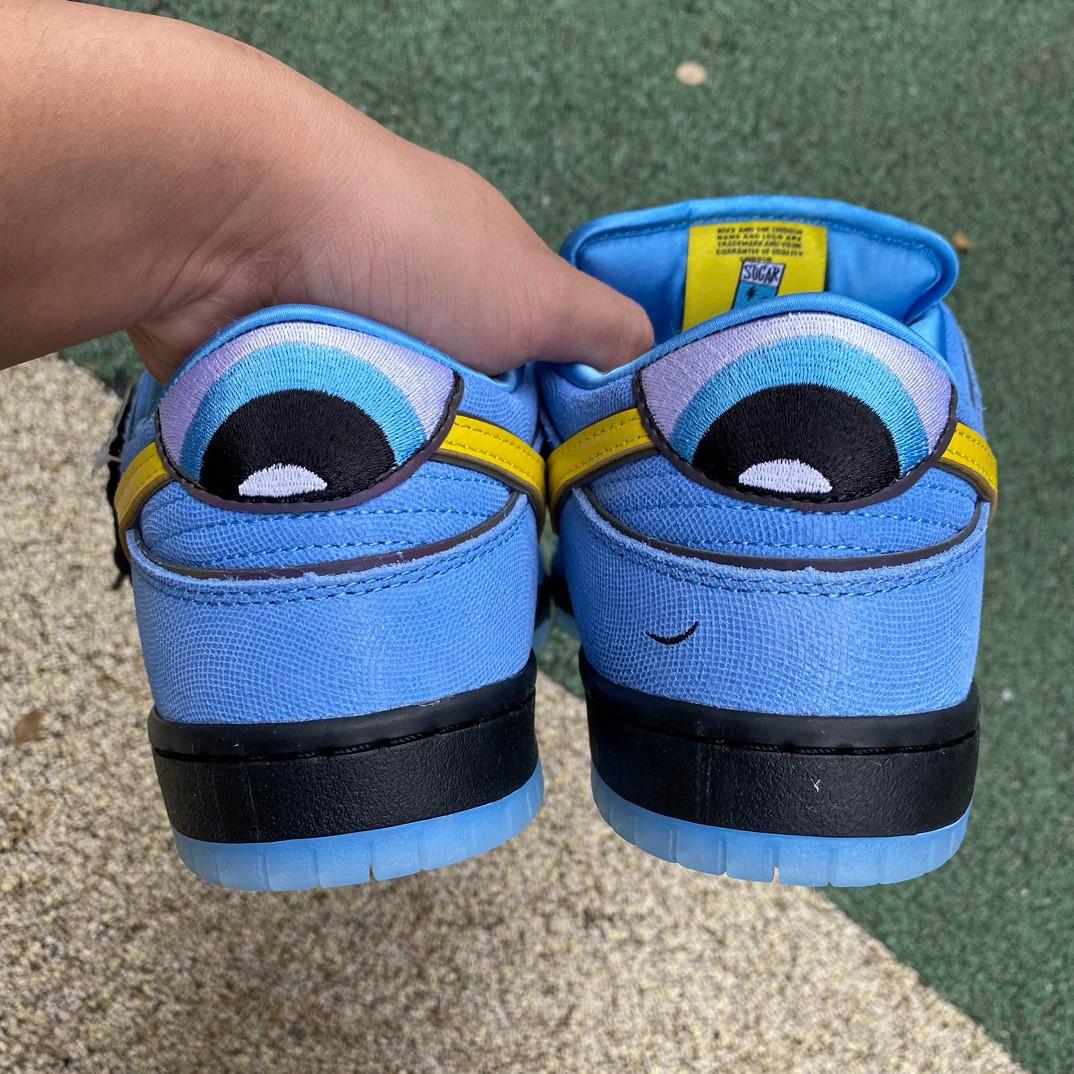 The Powerpuff Girls x Nike SB DunkLow “Bubbles” Sneakers     FZ8320-400 - FashionPlug