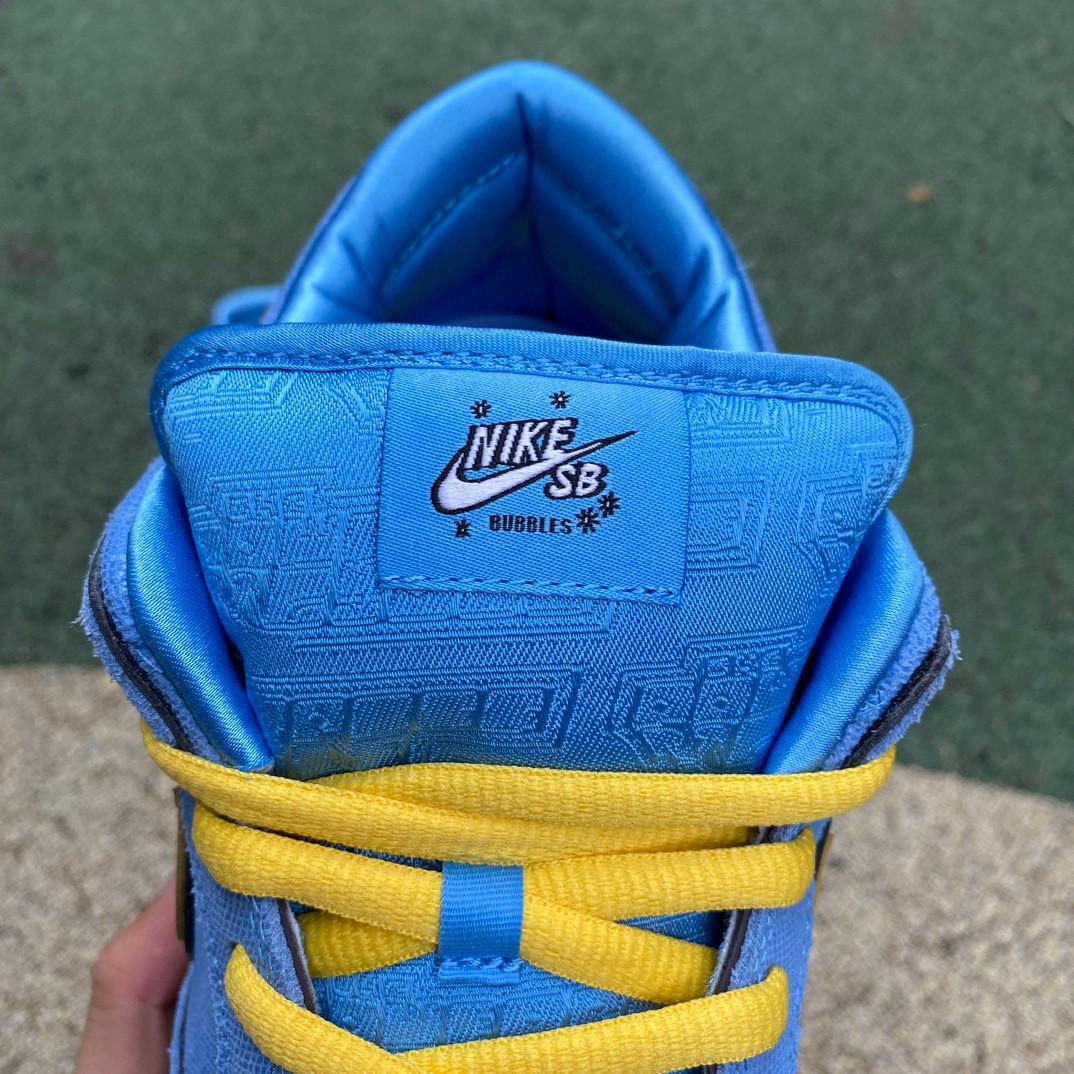 The Powerpuff Girls x Nike SB DunkLow “Bubbles” Sneakers     FZ8320-400 - FashionPlug
