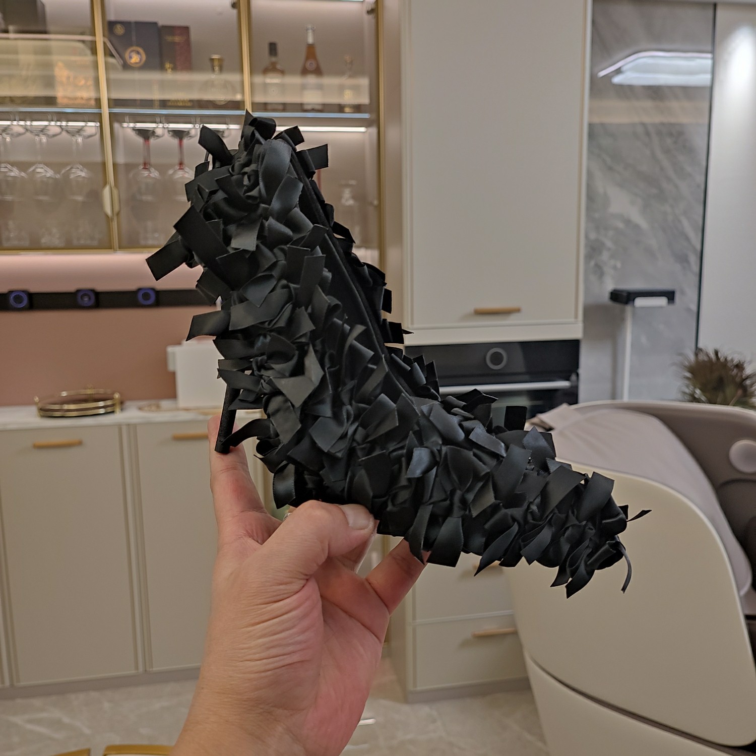 Balenciaga Marie-Antoinette 110mm Pump In Black  - FashionPlug
