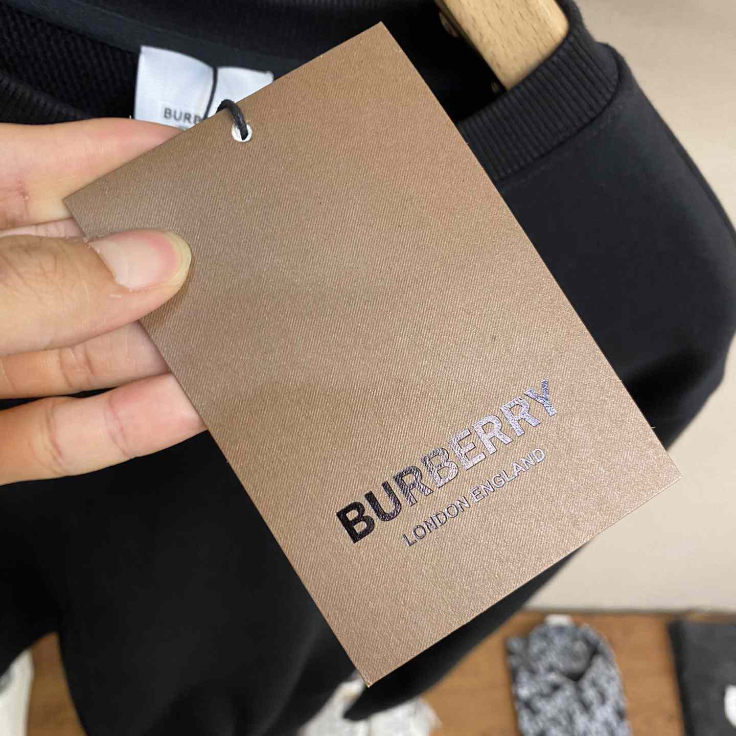 Burberry Men's Acklow Logo-back Sweatshirt - FashionPlug