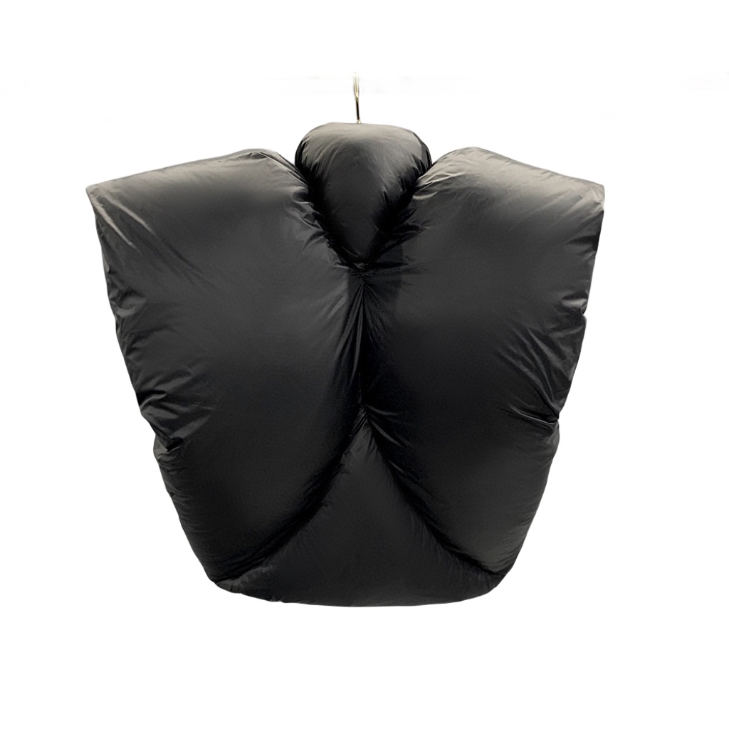 Rick Owens Black Knot Down Vest - FashionPlug
