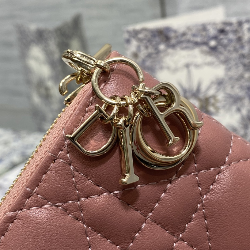 Dior Small Lady Dior Voyageur Coin Purse - FashionPlug