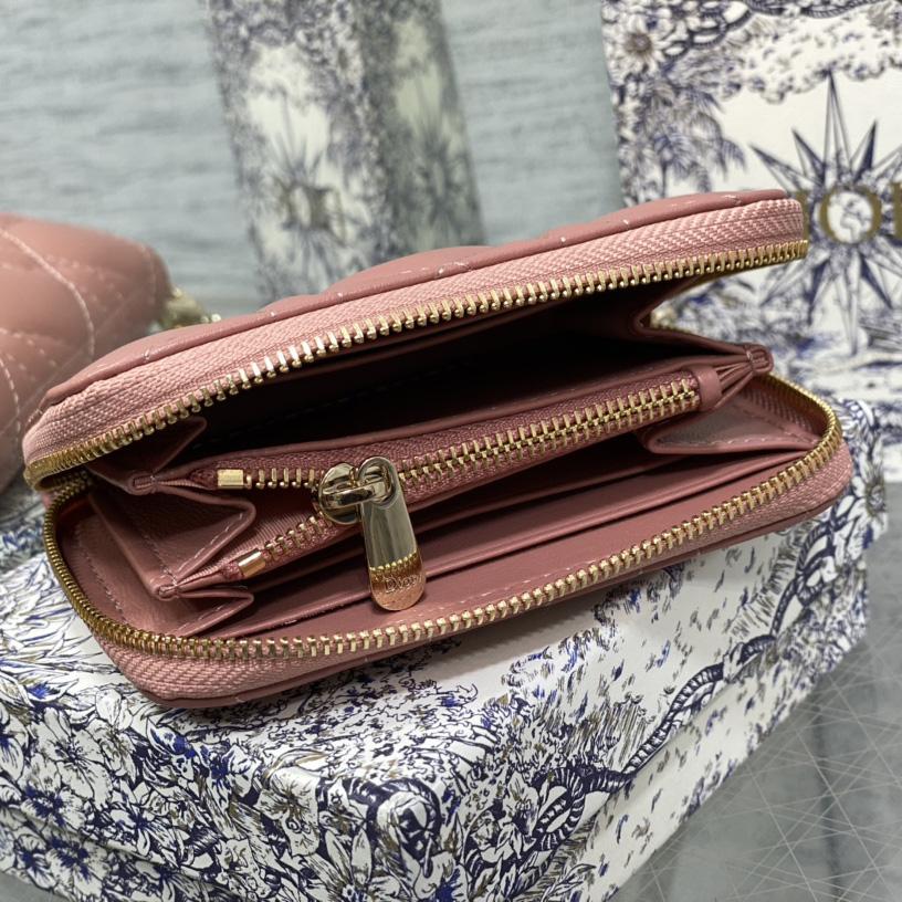 Dior Small Lady Dior Voyageur Coin Purse - FashionPlug