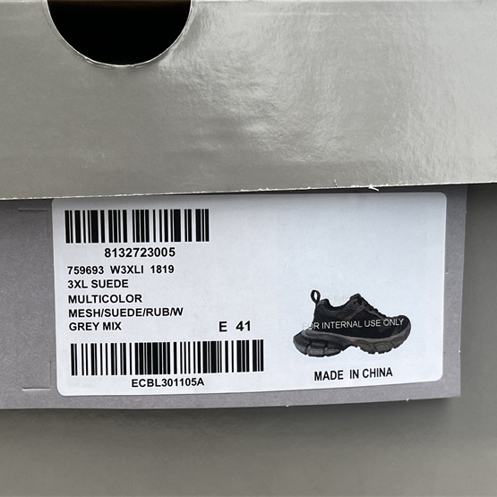 Balenciaga 3XL Sneaker In Dark Grey - FashionPlug
