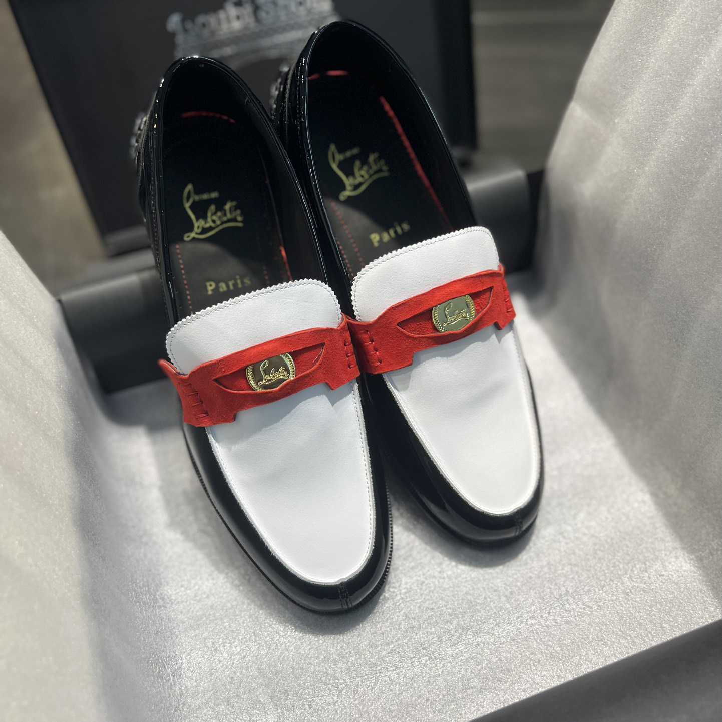 Christian Louboutin Penny Loafers  - FashionPlug