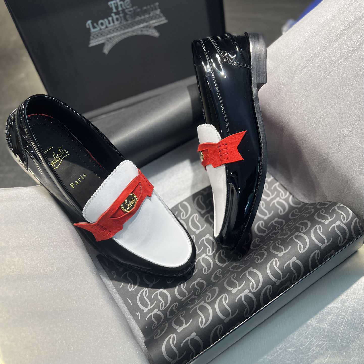 Christian Louboutin Penny Loafers  - FashionPlug