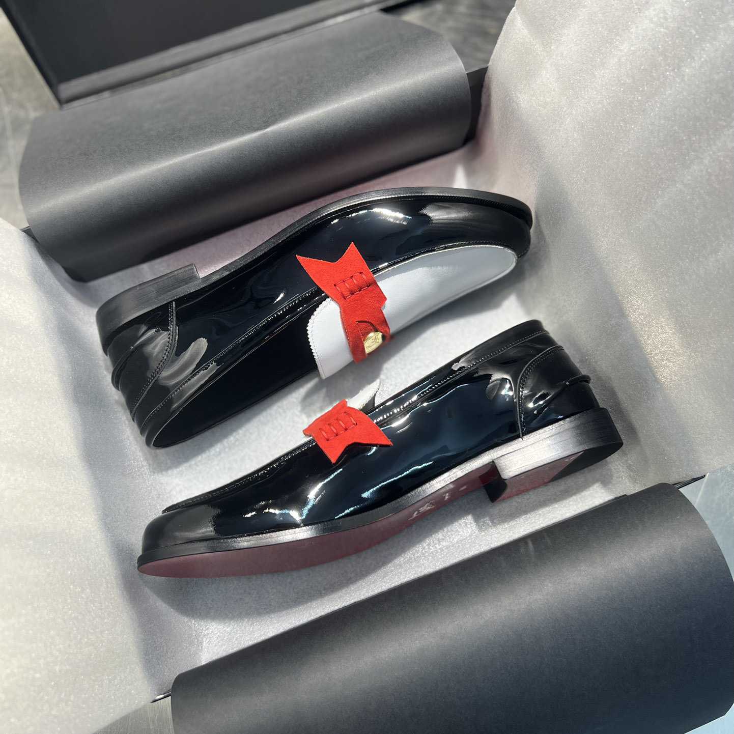 Christian Louboutin Penny Loafers  - FashionPlug
