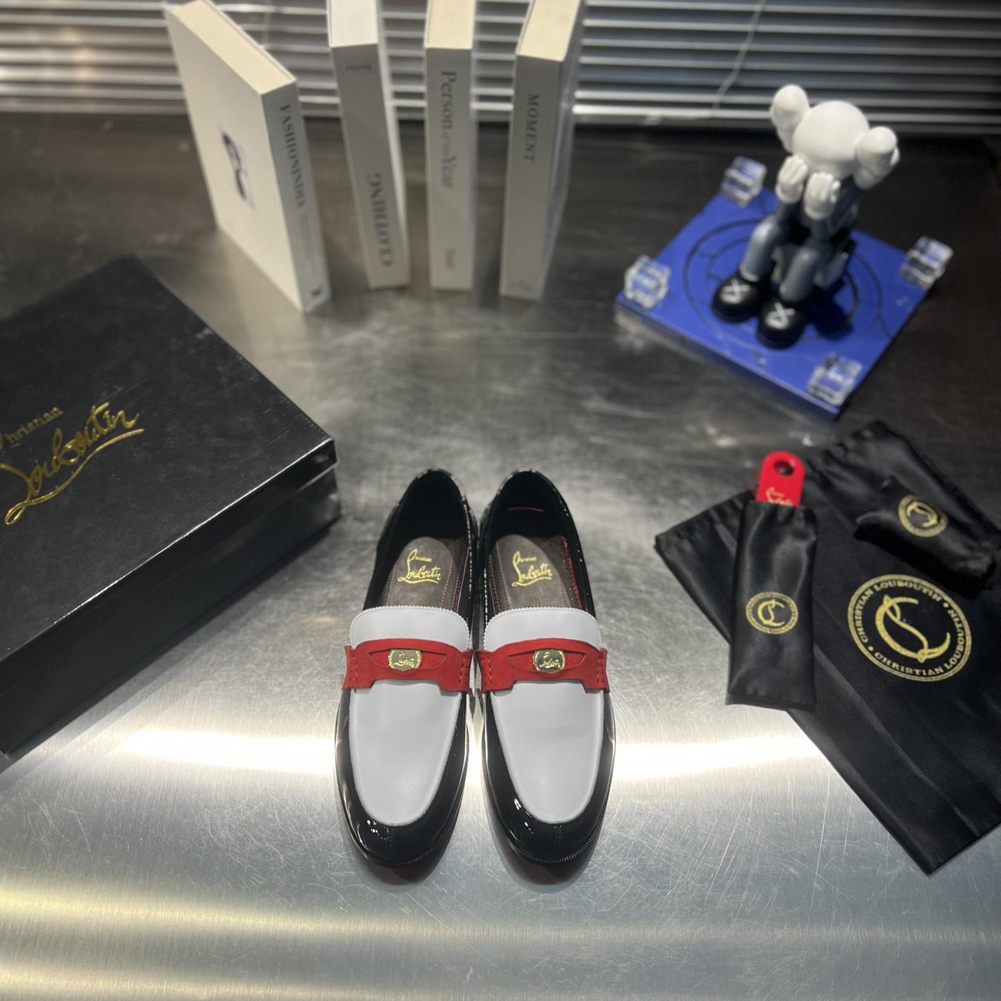Christian Louboutin Penny Loafers  - FashionPlug