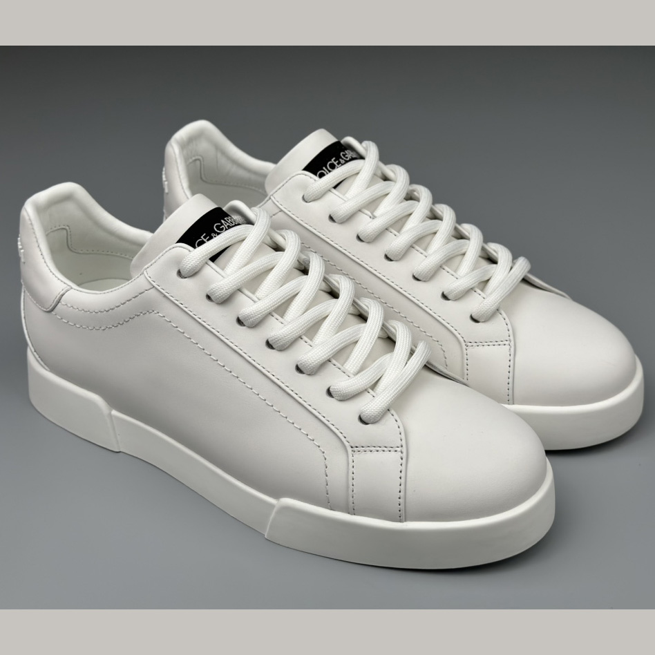 Dolce & Gabbana Calfskin Portofino sneakers - FashionPlug