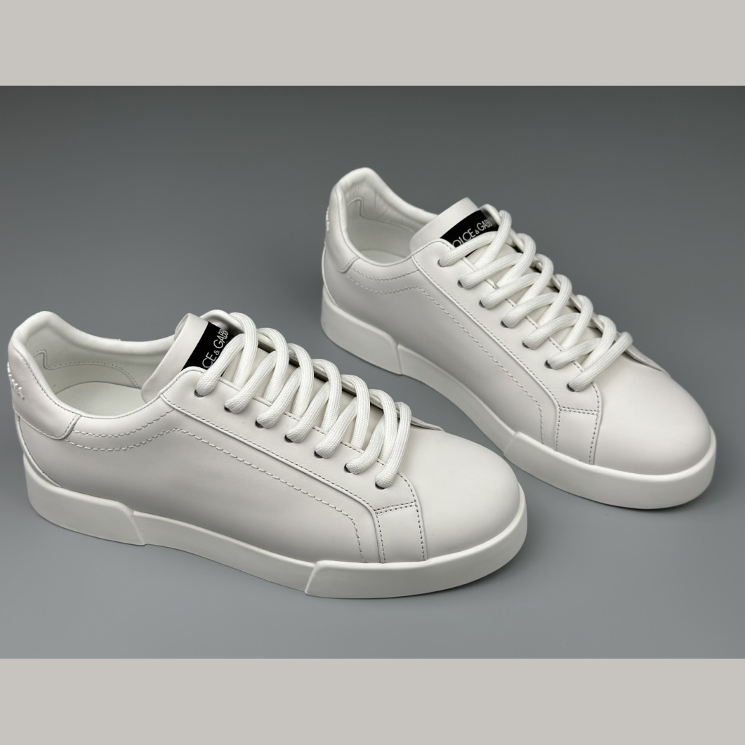 Dolce & Gabbana Calfskin Portofino sneakers - FashionPlug