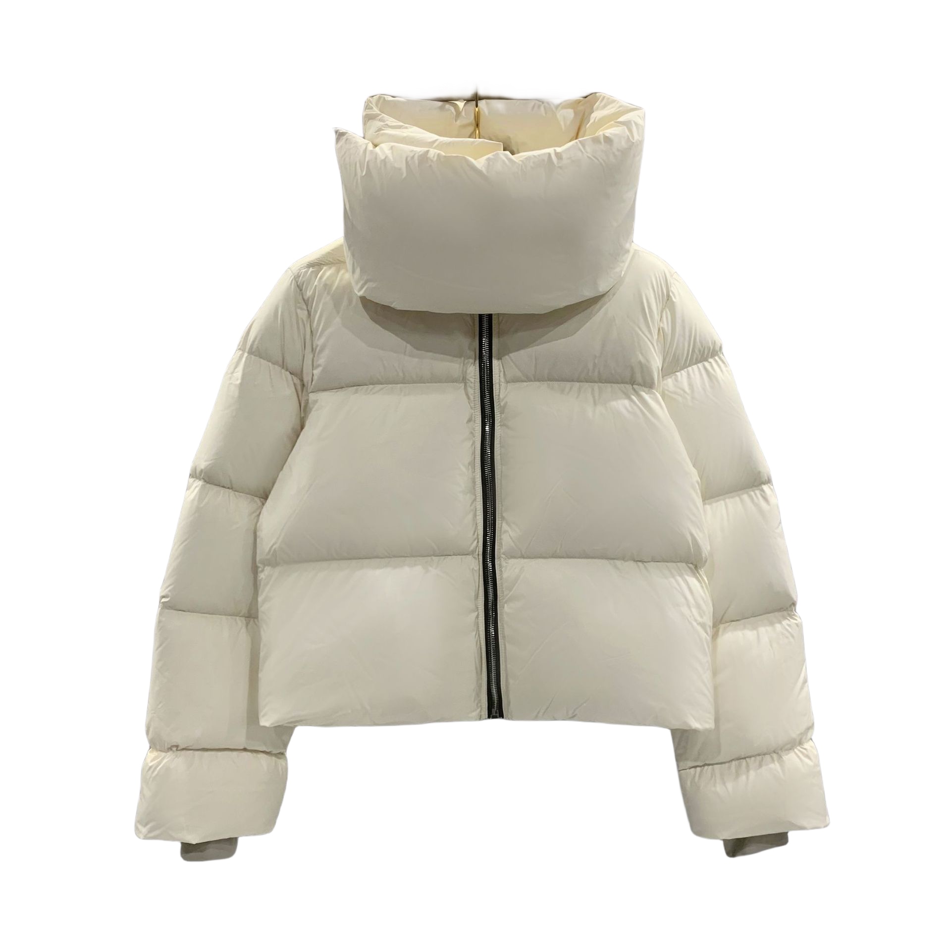Rick Owens Short Nylon Down Jacket - FashionPlug