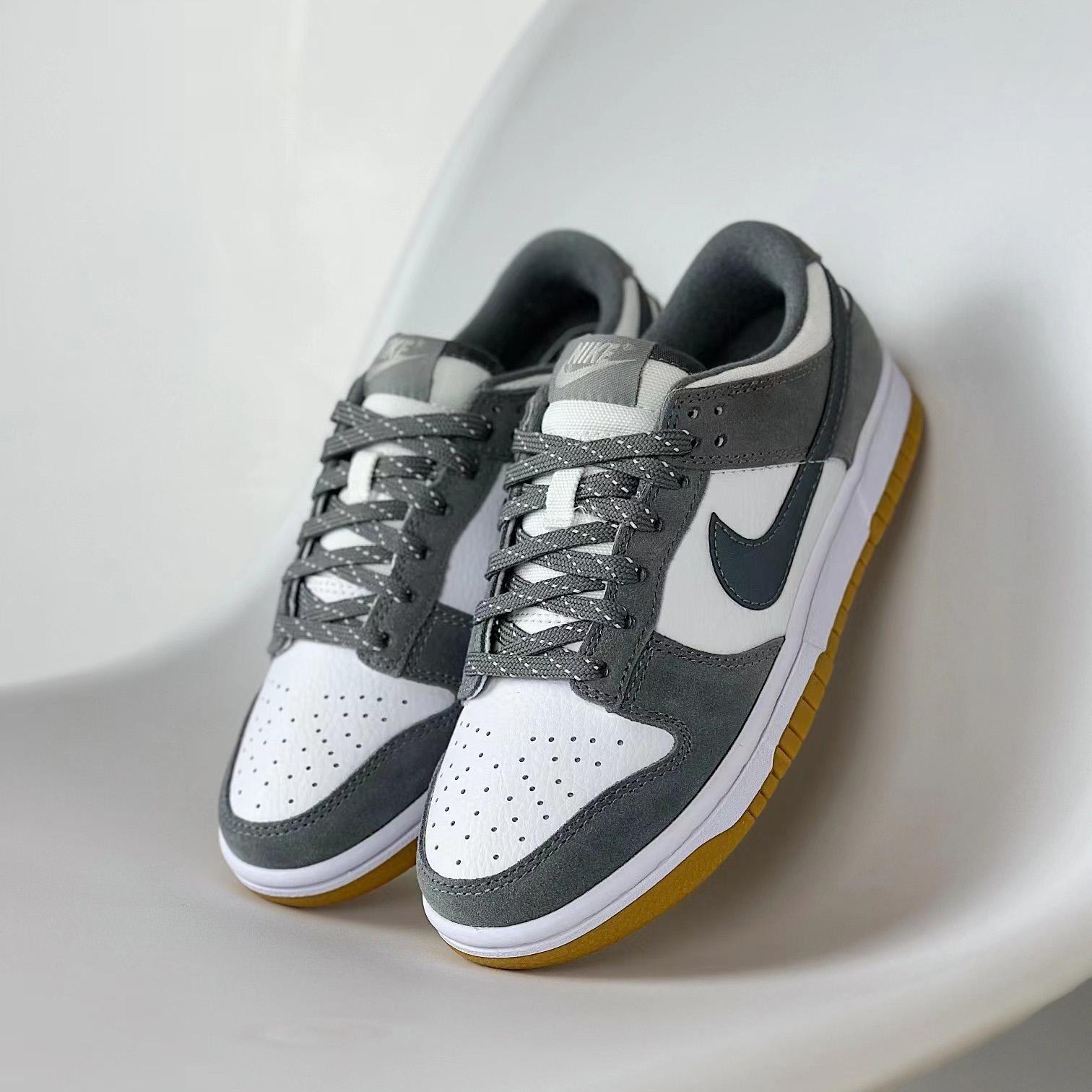 Nike SB Dunk Low”Smoke Grey/Gum“ Sneakers    FV0389-100 - FashionPlug