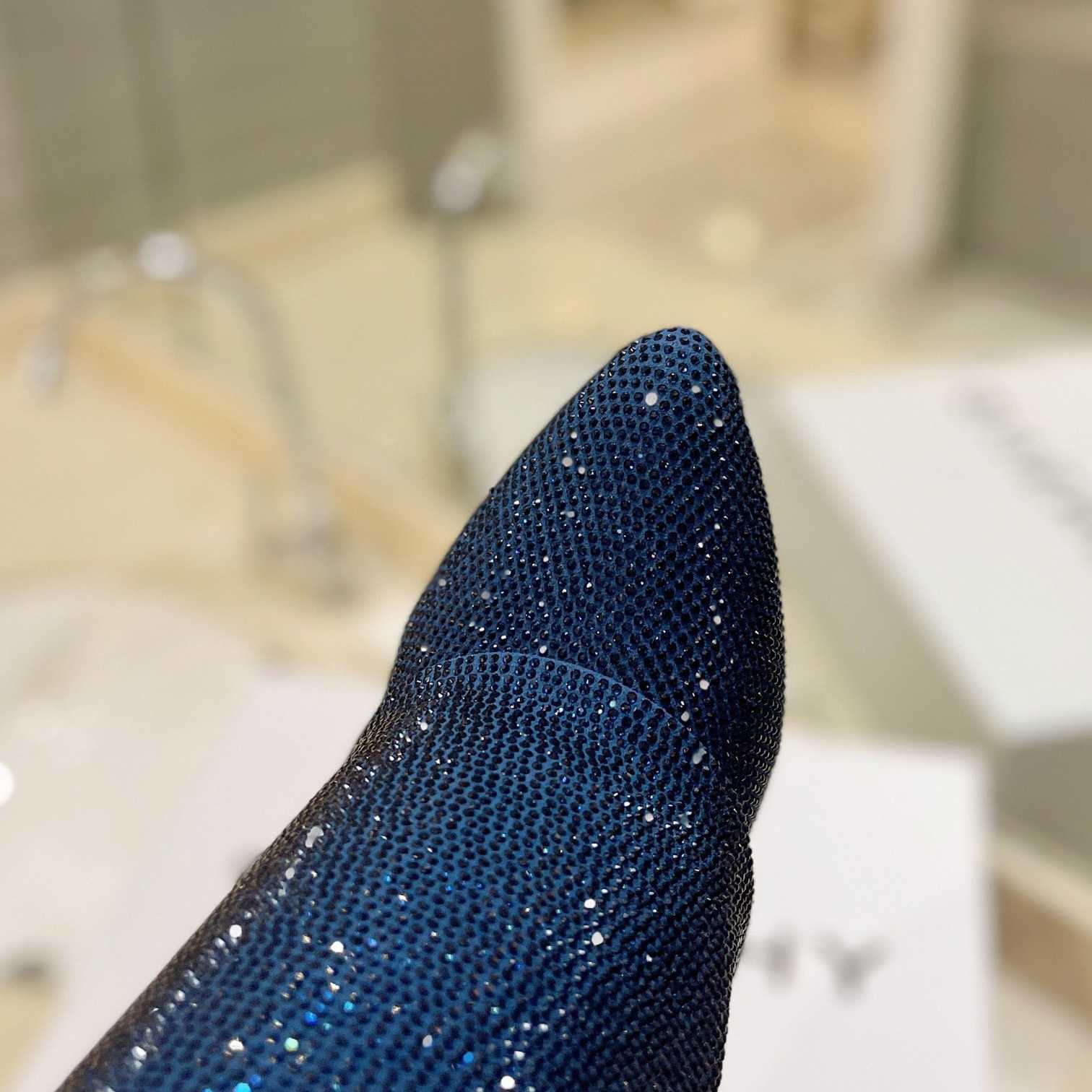 Givenchy Shark Lock Boots In Satin With Strass - FashionPlug