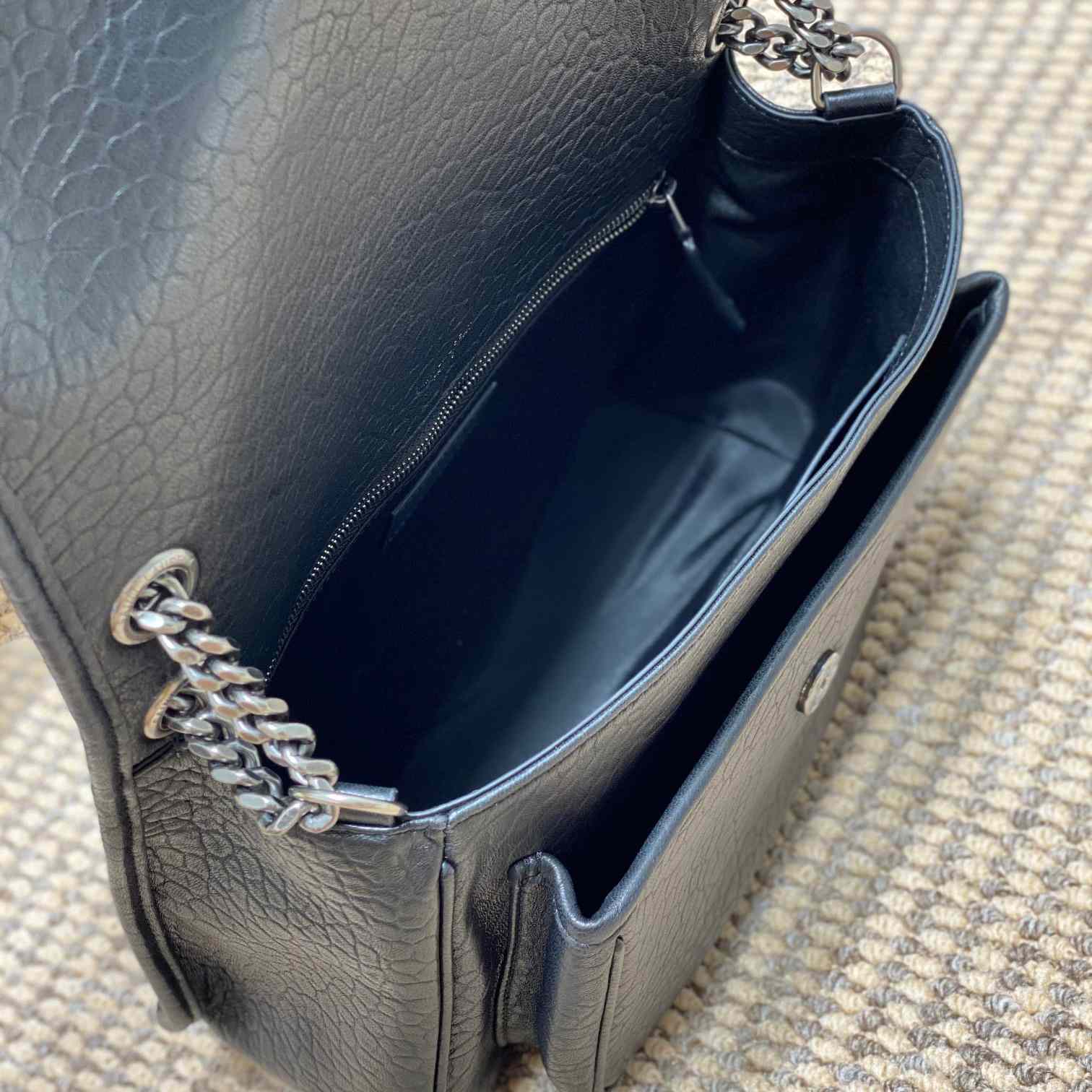 Saint Laurent Niki Oversized In Grained Lambskin - FashionPlug
