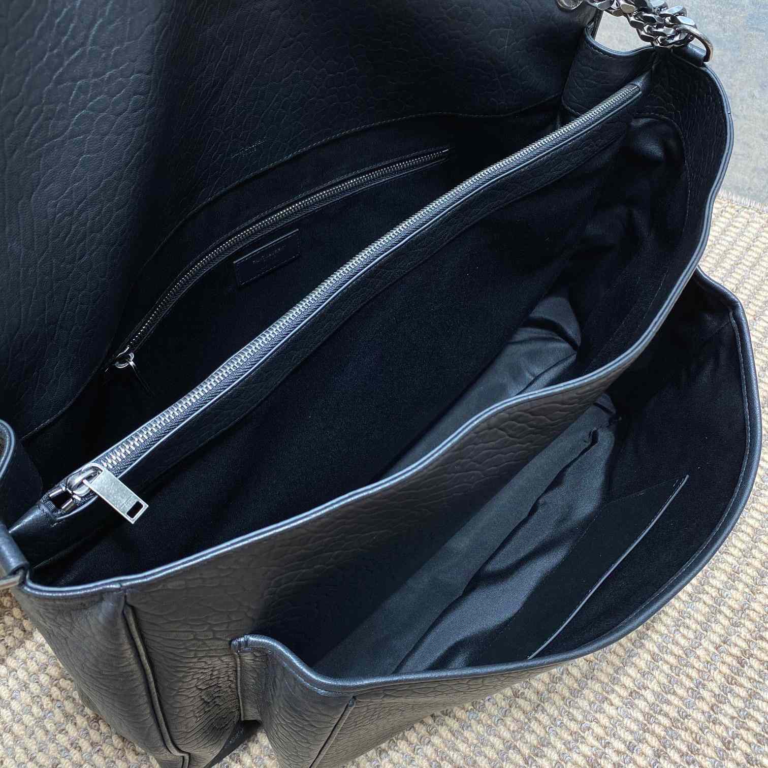 Saint Laurent Niki Oversized In Grained Lambskin - FashionPlug