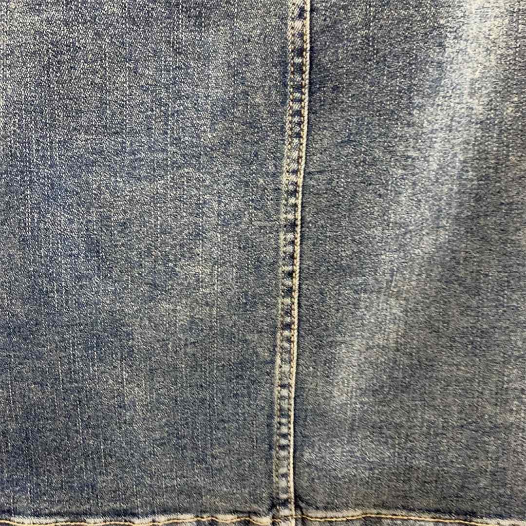Rick Owens Dégradé denim mini skirt - FashionPlug