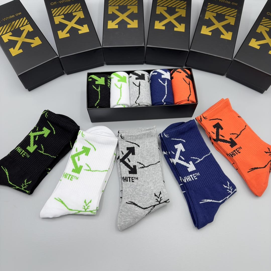 Off White Socks/Box - FashionPlug