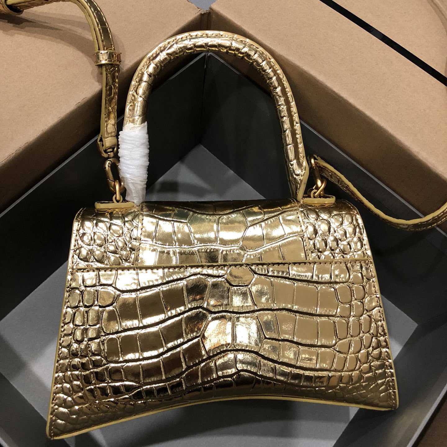 Balenciaga Hour Top Handle Xs Bag  19cm - FashionPlug