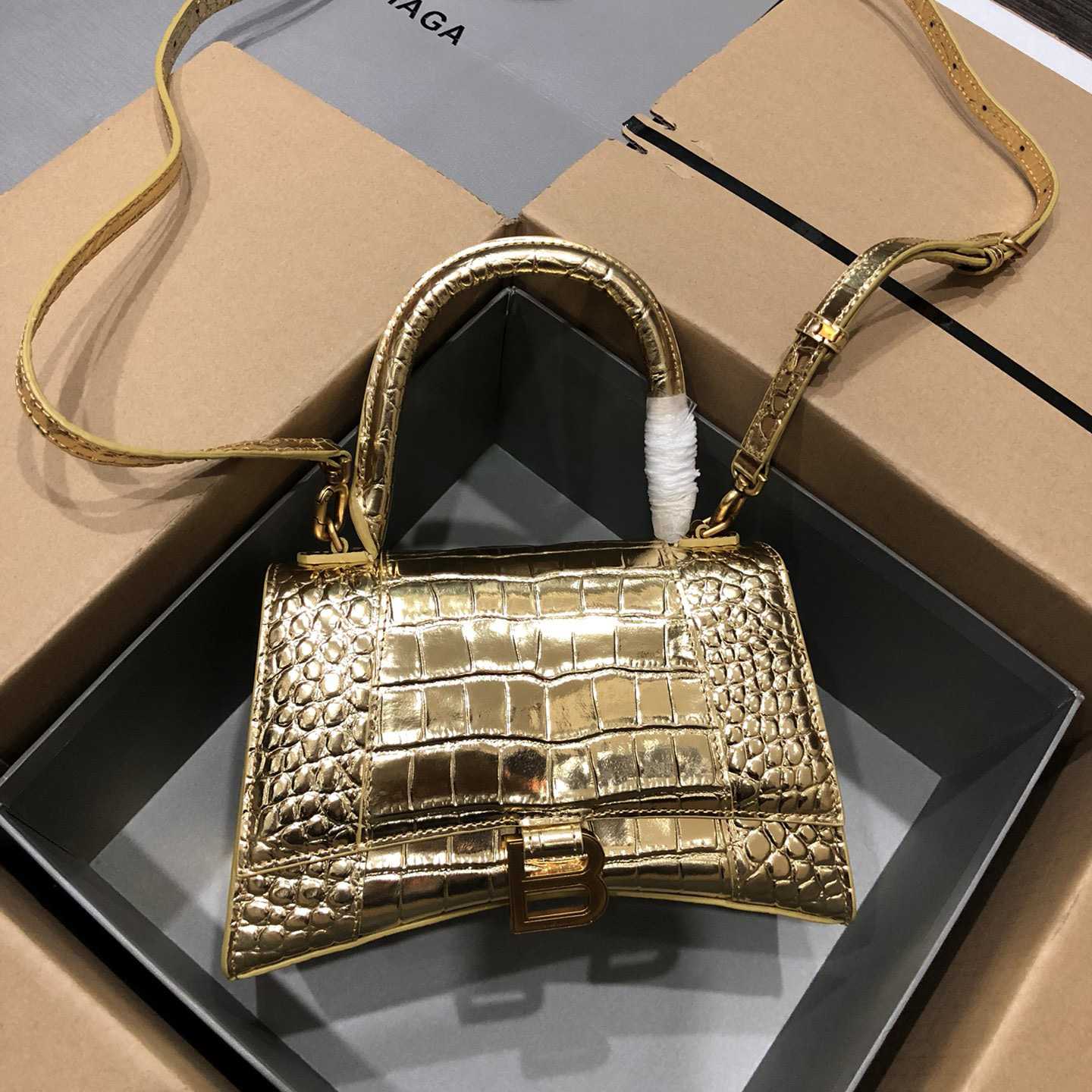 Balenciaga Hour Top Handle Xs Bag  19cm - FashionPlug