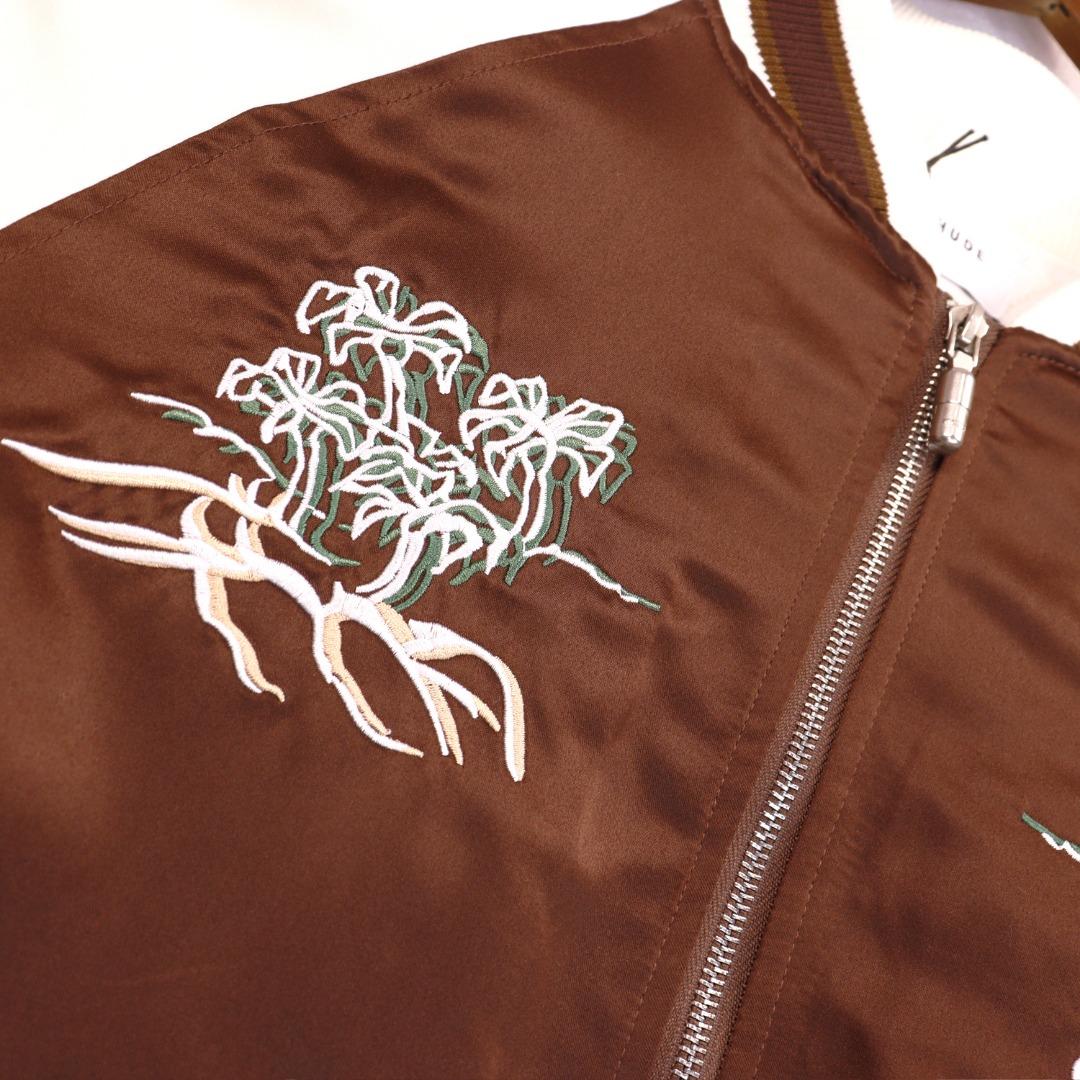 Rhude Souvenier Jacket In Brown - FashionPlug