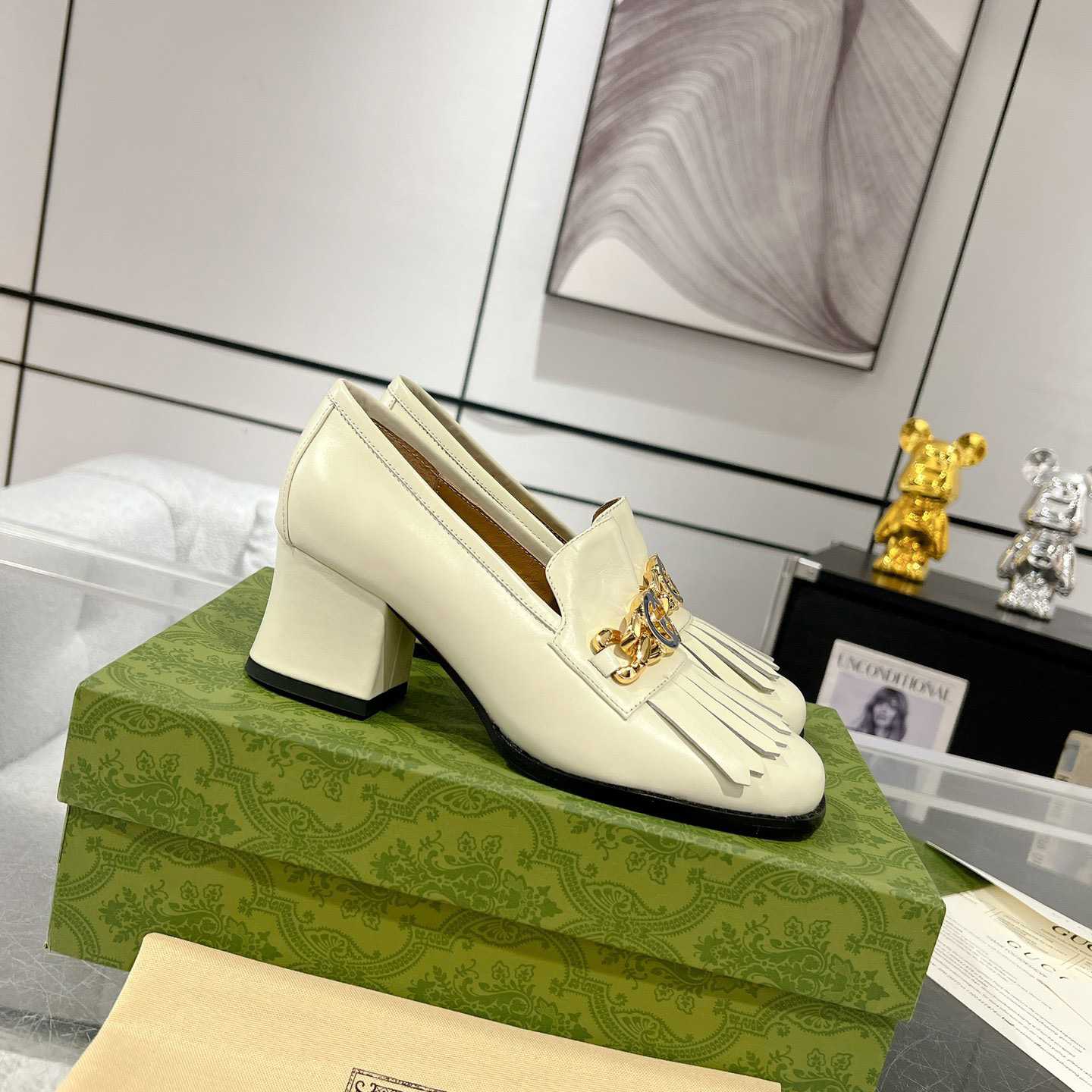Gucci Interlocking G mid-heel Pump - FashionPlug
