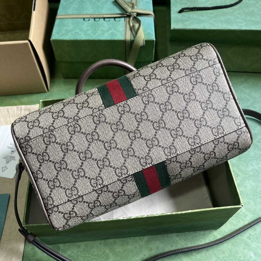 Gucci Ophidia GG Small Top Handle Bag - FashionPlug