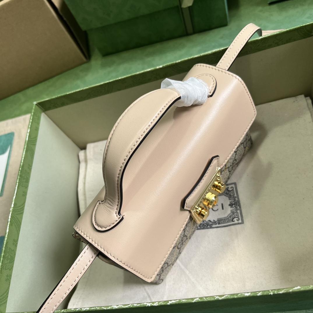 Gucci Padlock Mini Bag With Horsebit Print - FashionPlug
