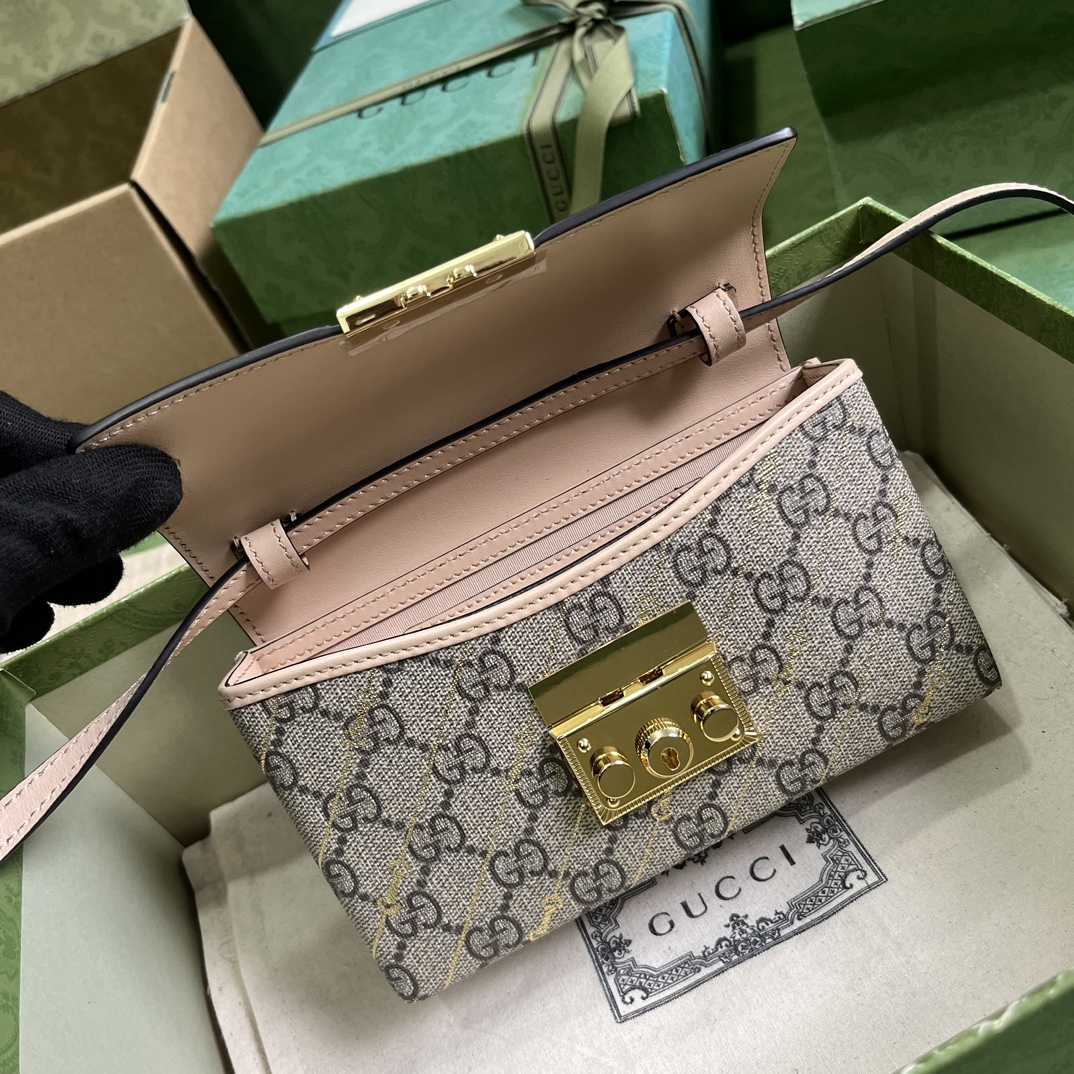 Gucci Padlock Mini Bag With Horsebit Print - FashionPlug