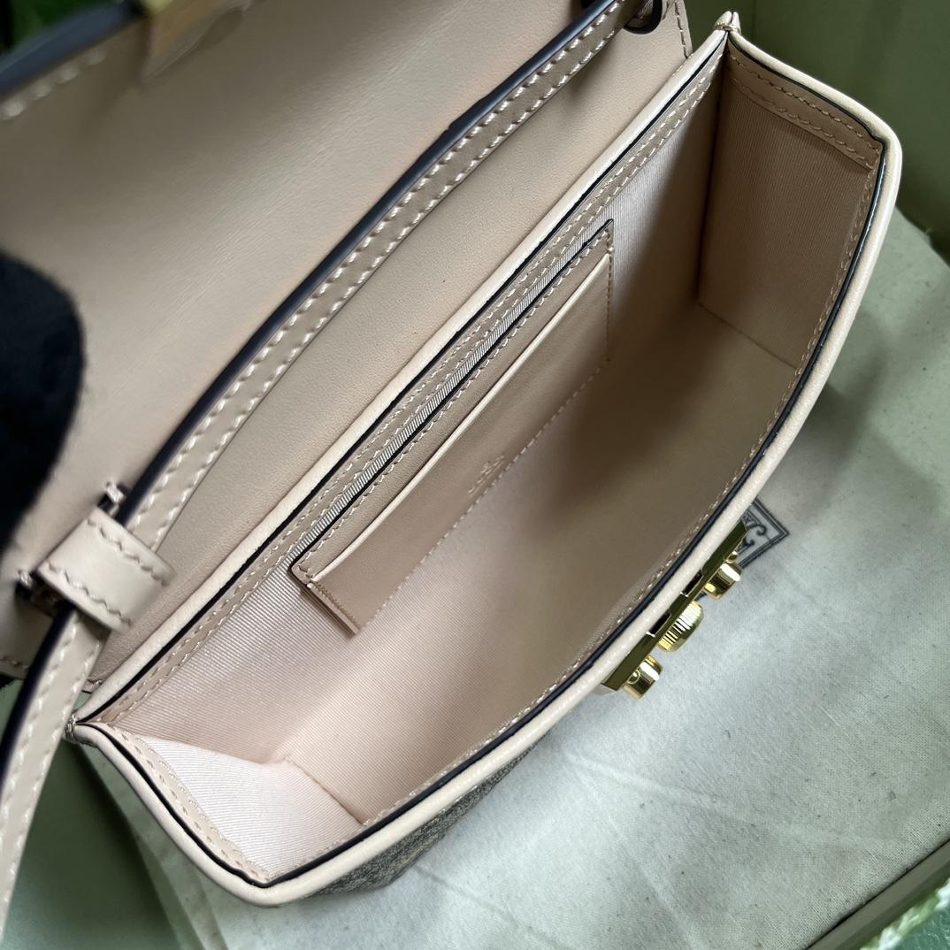 Gucci Padlock Mini Bag With Horsebit Print - FashionPlug