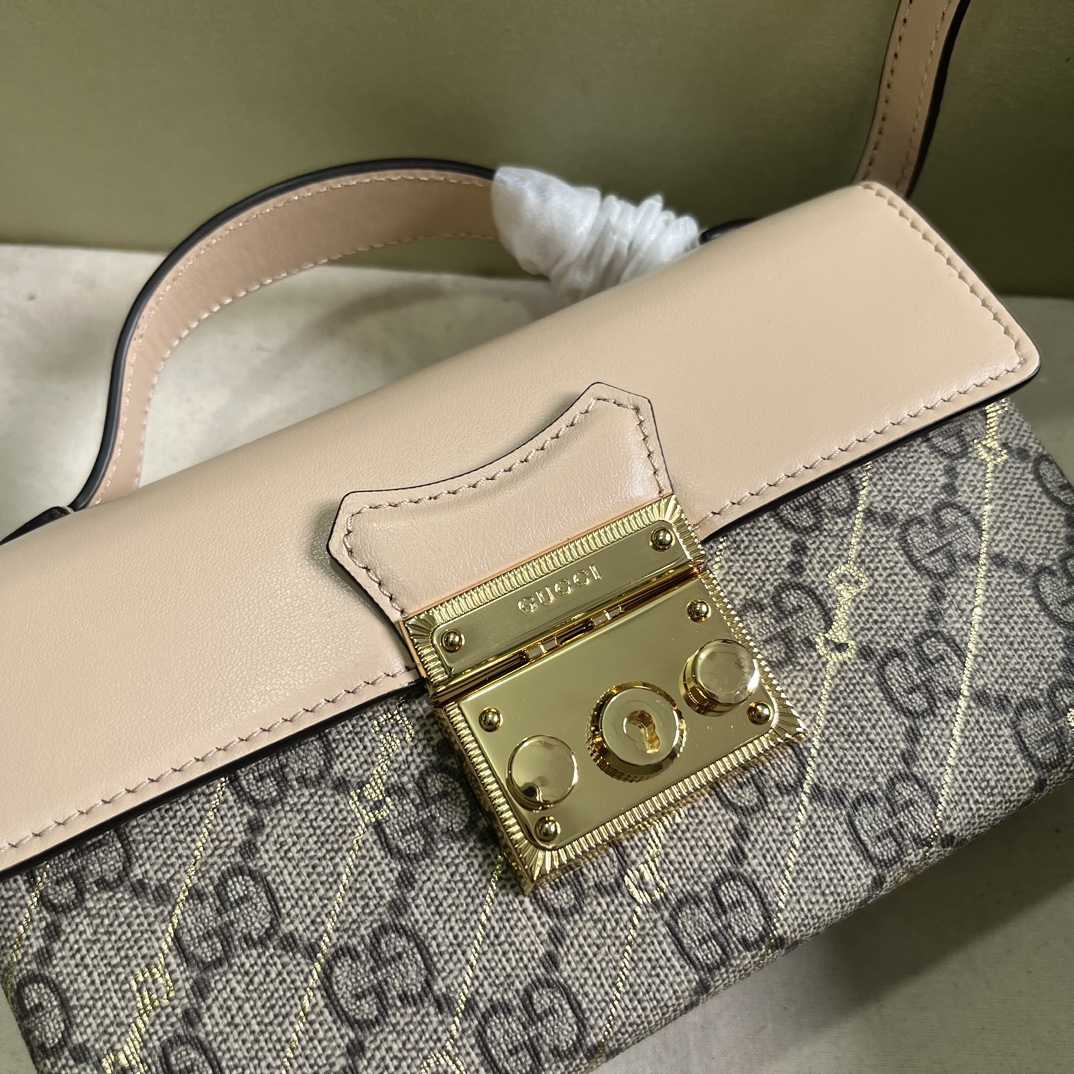 Gucci Padlock Mini Bag With Horsebit Print - FashionPlug