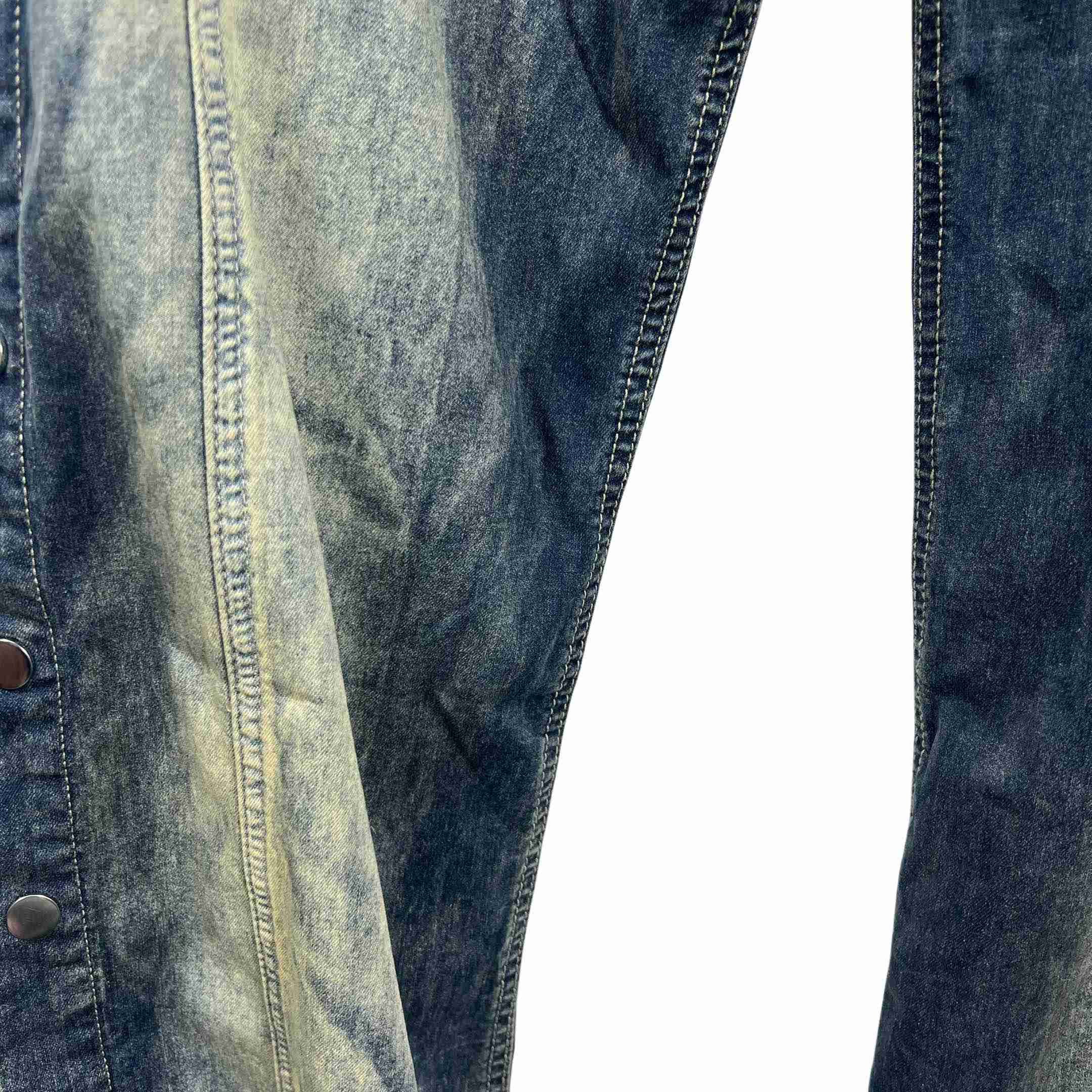 Rick Owens Hustler Denim Pusher Pants - FashionPlug