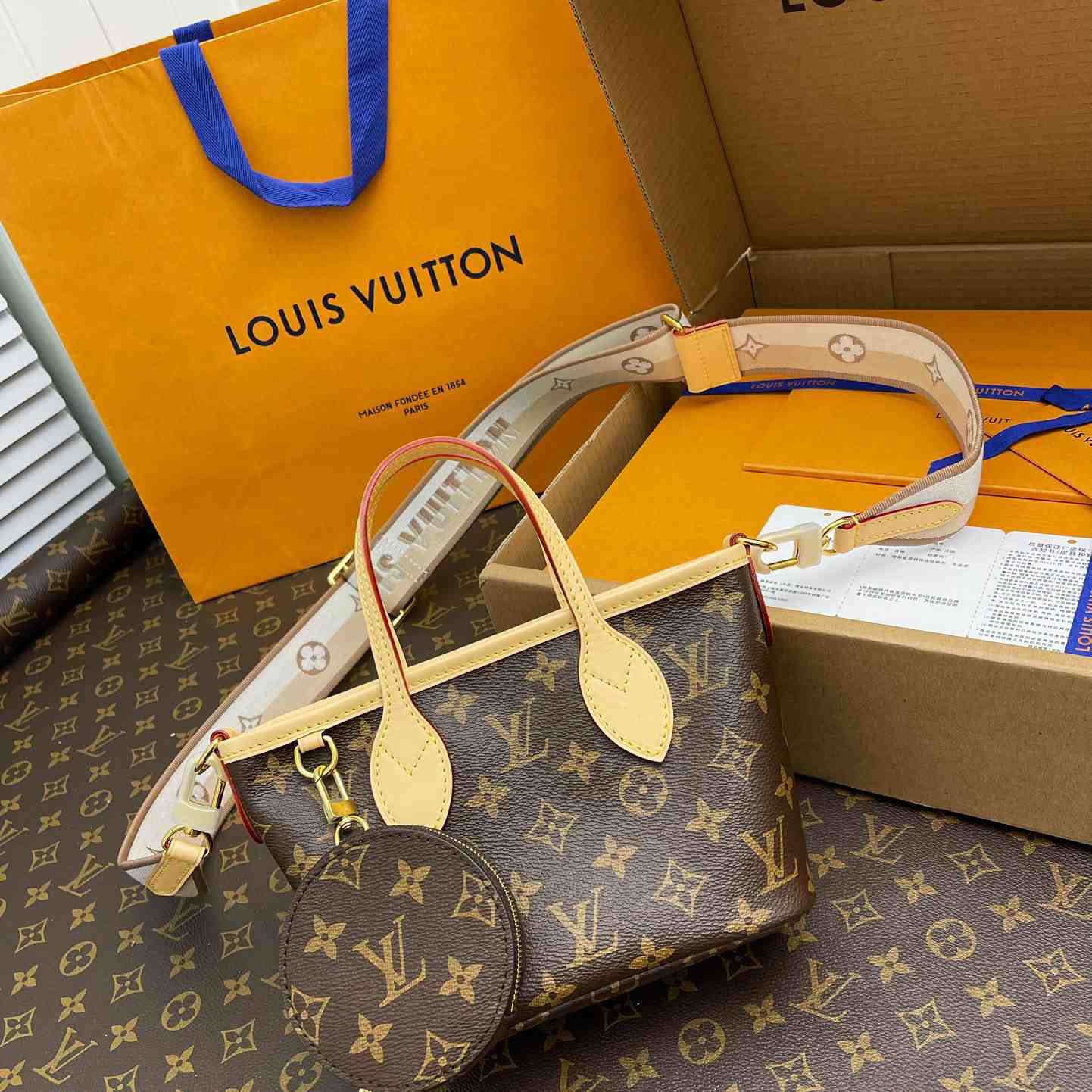 Louis Vuitton Neverfull BB   M46705 - FashionPlug