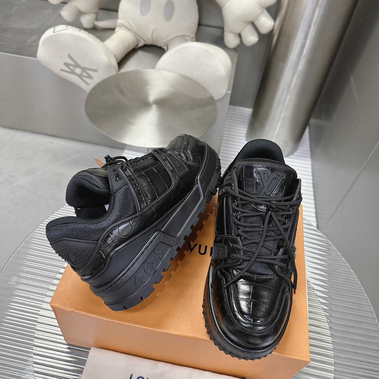 Louis Vuitton LV Trainer Maxi Sneaker   1ACN17 - FashionPlug