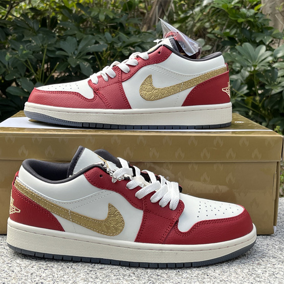  Air Jordan 1 Low SE “Year of the Dragon” Sneaker   FJ5735-100 - FashionPlug