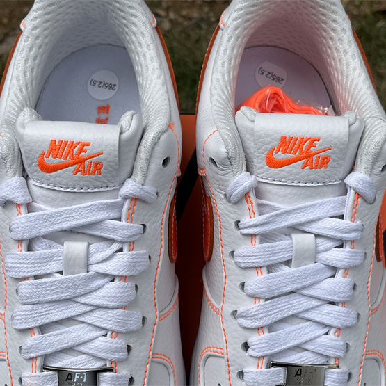 VLONE xNike Air Force 1Low orang Sneaker      AA5360-100 - FashionPlug