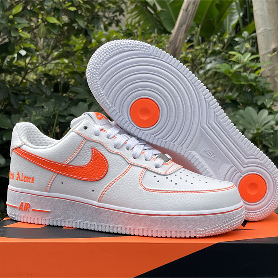 VLONE xNike Air Force 1Low orang Sneaker      AA5360-100 - FashionPlug