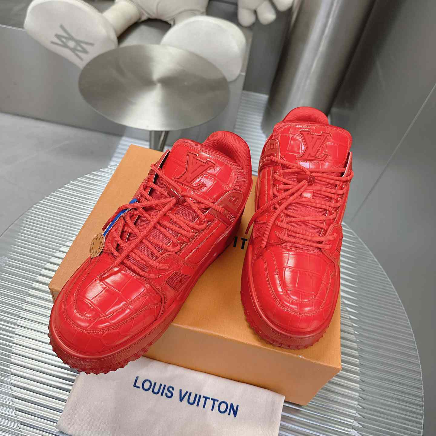 Louis Vuitton LV Trainer Maxi Sneaker   1ACN1M - FashionPlug