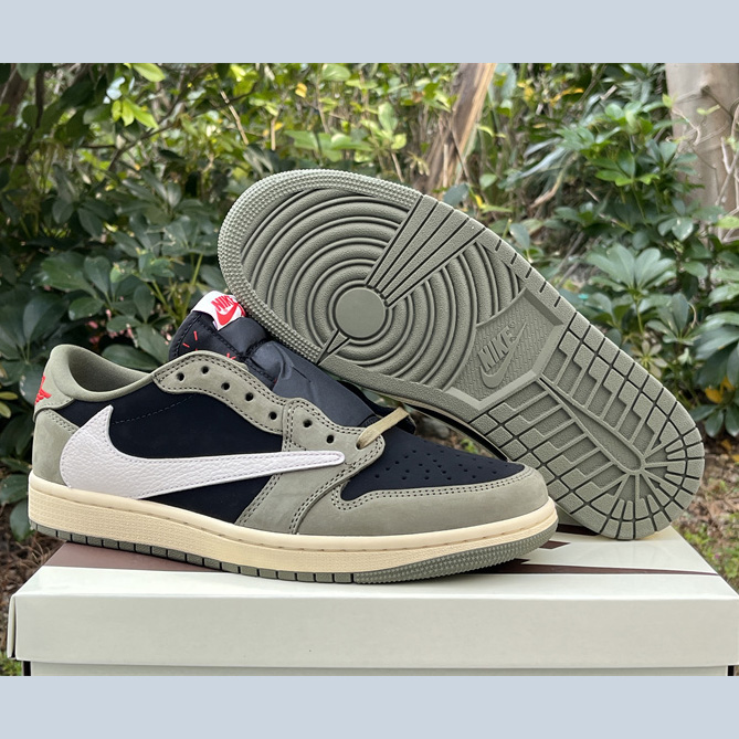 Travis Scott x Air Jordan 1 Low OG Sneaker      DM7866-002 - FashionPlug