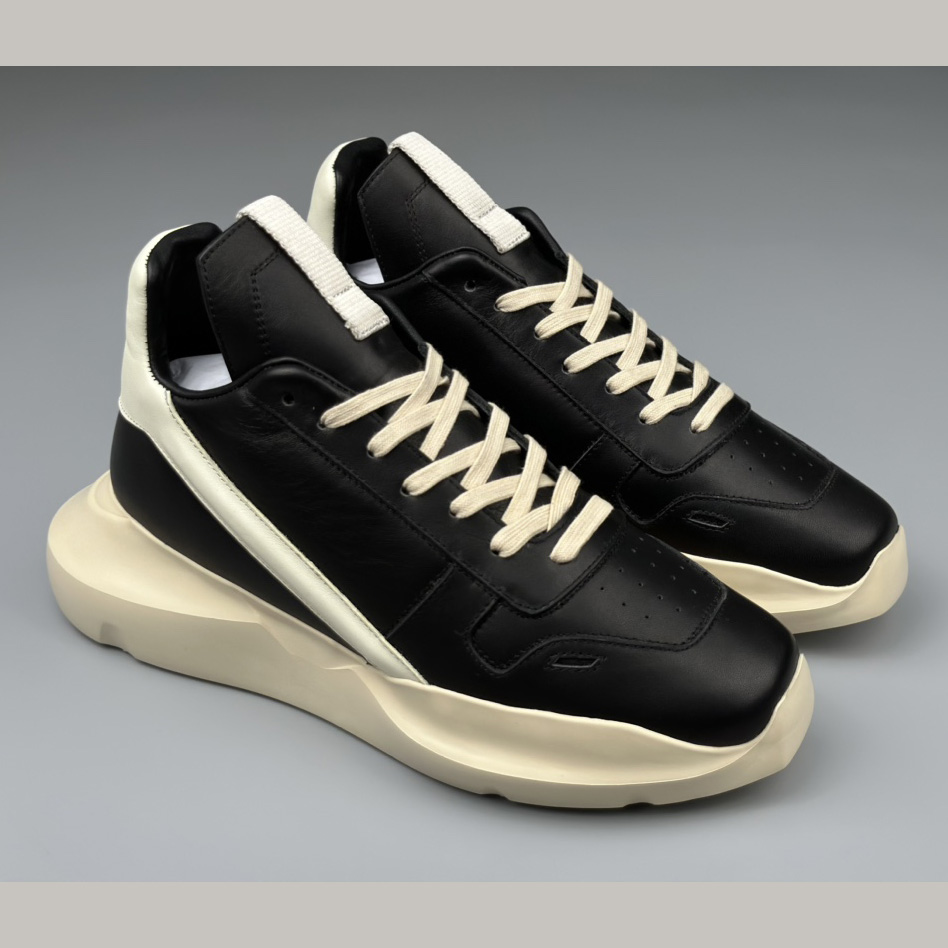 Rick Owens Geth Runner Low-top Sneakers - FashionPlug