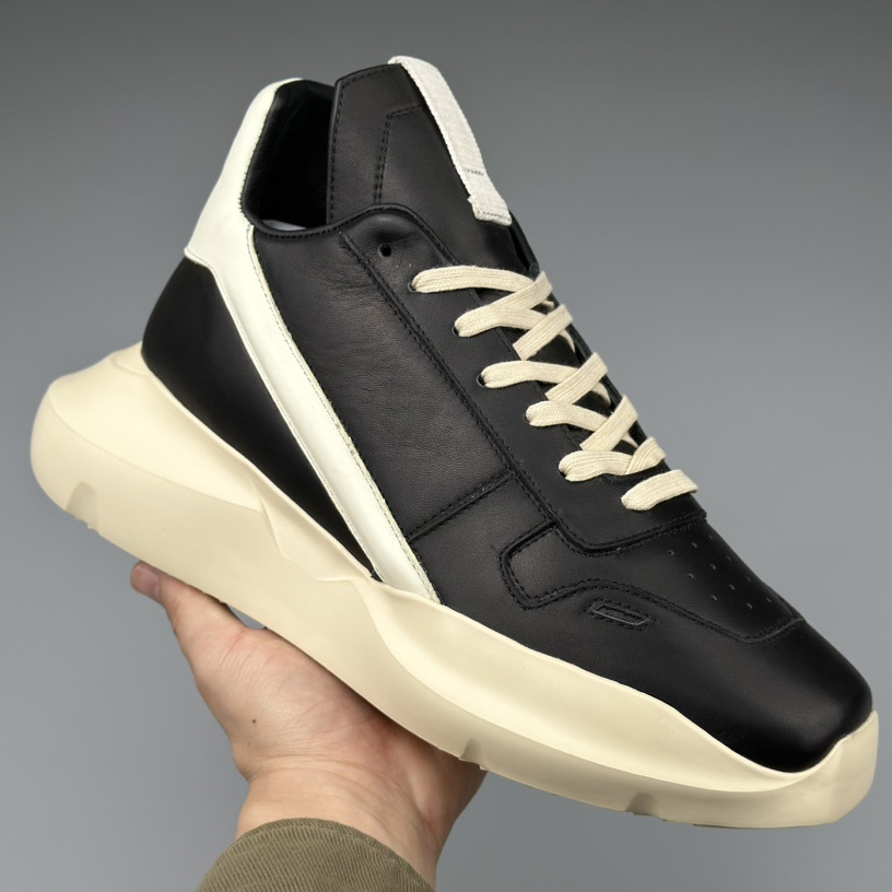 Rick Owens Geth Runner Low-top Sneakers - FashionPlug