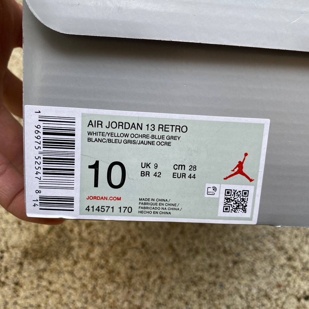 Air Jordan 13 “Blue Grey” Sneakers     414571-170 - FashionPlug
