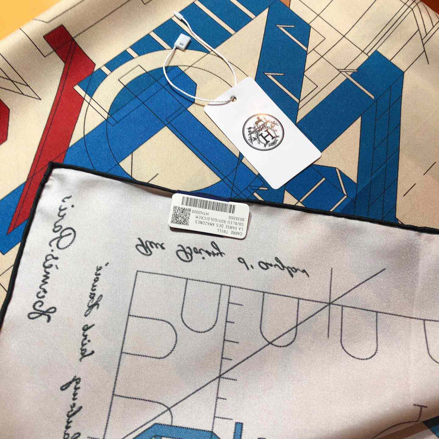 Hermes Permis De Construire Scarf - FashionPlug