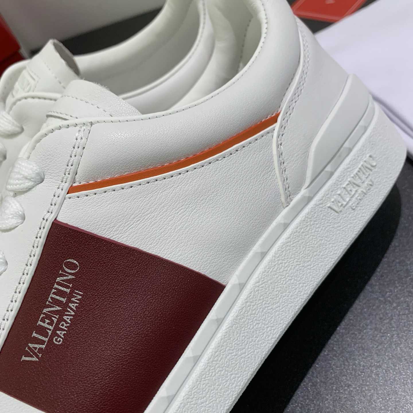 Valenti Upvillage Low Top Sneaker In Split Leather And Calfskin Nappa Leather - FashionPlug