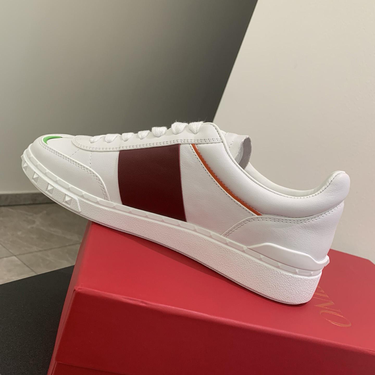 Valenti Upvillage Low Top Sneaker In Split Leather And Calfskin Nappa Leather - FashionPlug