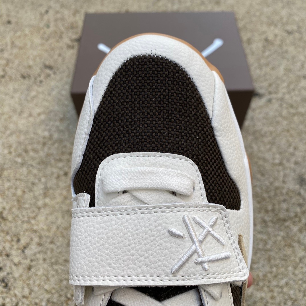 Travis Scott x Jordan Executive The Check Sneaker    fz8117-100 - FashionPlug