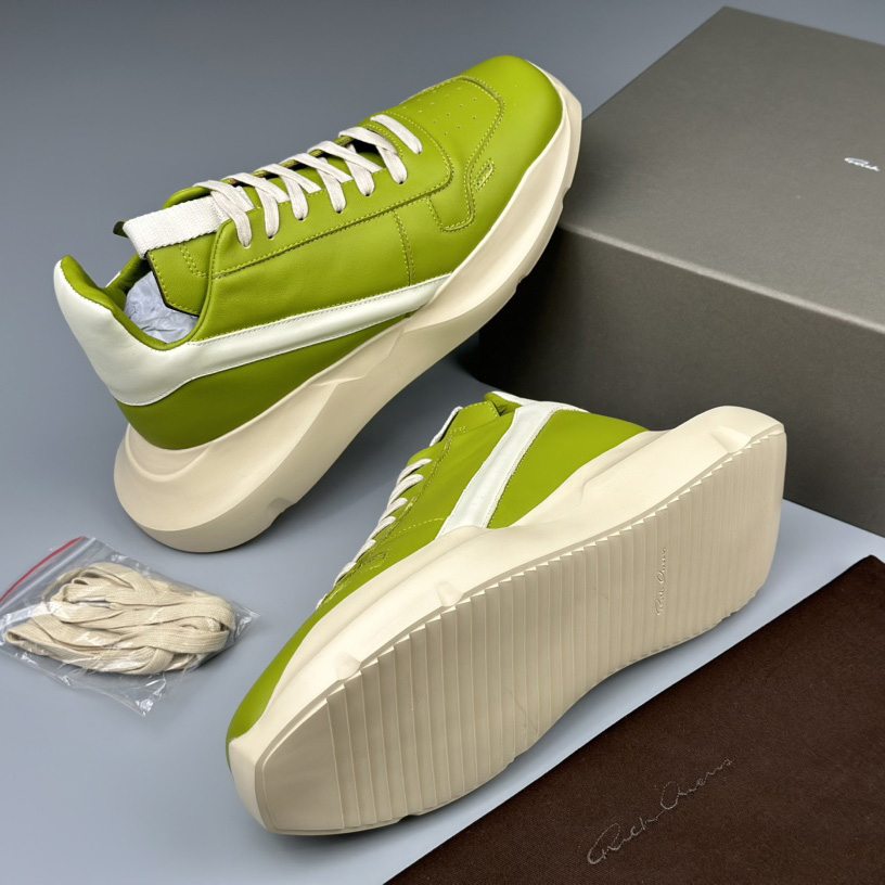 Rick Owens Geth Runner Low-top Sneakers - FashionPlug
