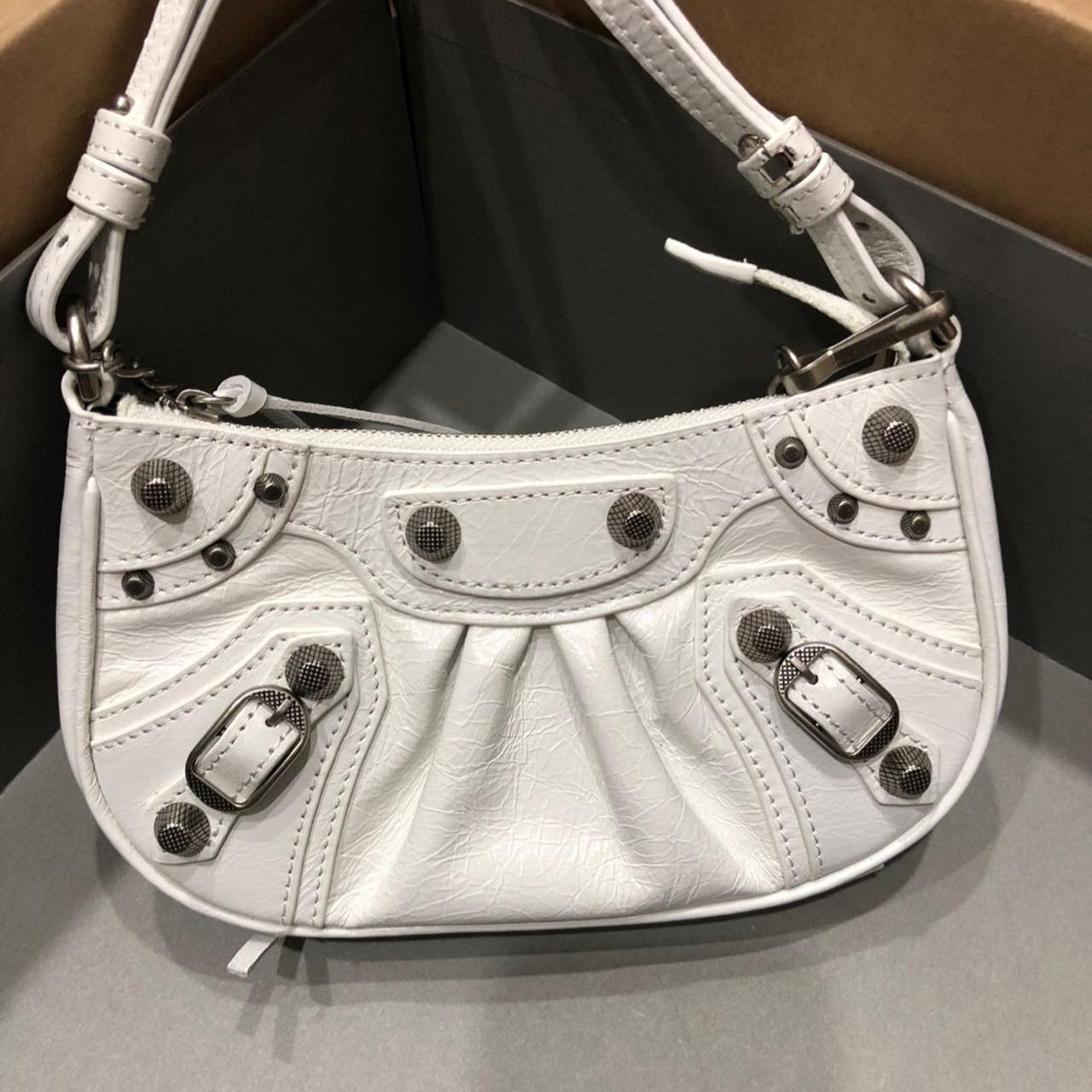 Balenciaga mini Le Cagole Embossed Shoulder Bag   20-11-4 CM - FashionPlug